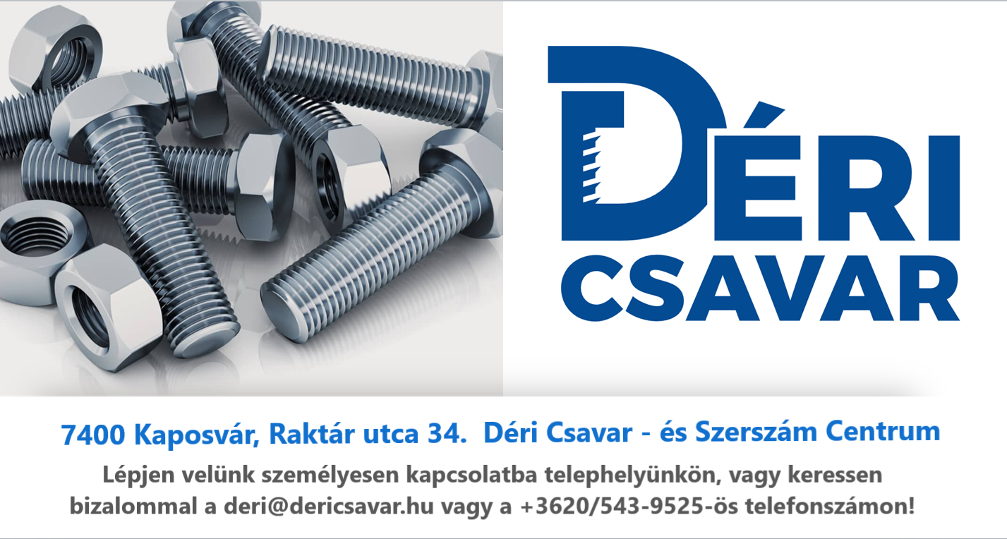 Déri Csavar- és Szerszám Centrum