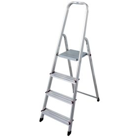 CORDA Lépcsőfokos állólétra, 1x4 lépcsőfok
