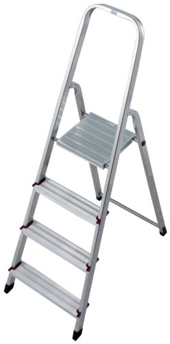 CORDA Lépcsőfokos állólétra, 1x4 lépcsőfok