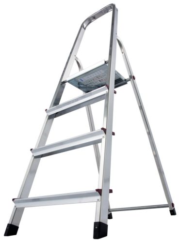 CORDA Lépcsőfokos állólétra, 1x4 lépcsőfok