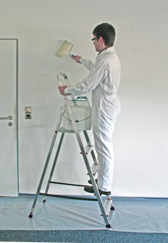 CORDA Lépcsőfokos állólétra, 1x5 lépcsőfok