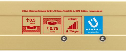 Alu-mágneses vízmérték AZM 180