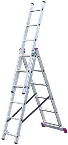 CORDA Sokcélú létra, 3x6 létrafok