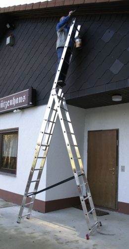 CORDA Sokcélú létra, 3x11 létrafok