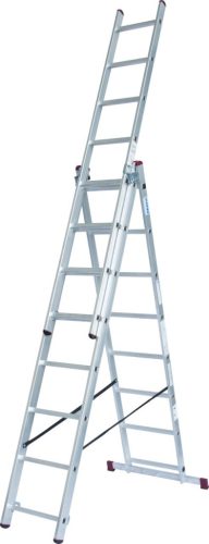 CORDA Sokcélú létra lépcsőfunkcióval, 3x8 létrafok