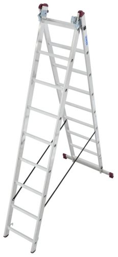 CORDA Sokcélú létra lépcsőfunkcióval, 3x9 létrafok