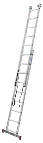 CORDA Sokcélú létra lépcsőfunkcióval, 3x9 létrafok