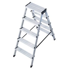   MONTO Dopplo lépcsőfokos két oldalon járható létra, 2x5 lépcsőfok
