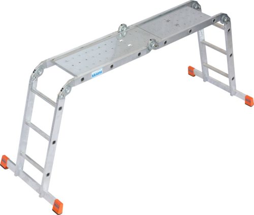 MONTO MultiMatic létrafokos univerzális csuklós létra dobogóval 4x3 létrafok