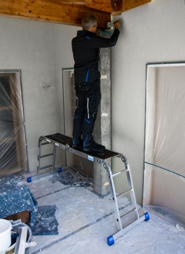 STABILO Létrafokos univerzális csuklós létra, 4x3 létrafok +MultiBoard