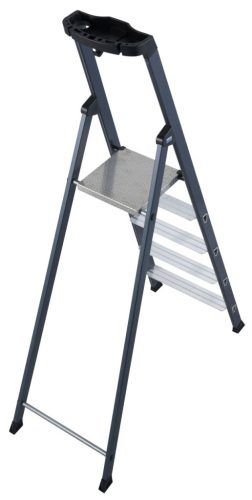 MONTO SePro lépcsőfokos eloxált állólétra , 1x5 lépcsőfok