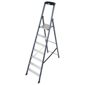   MONTO SePro lépcsőfokos eloxált állólétra , 1x7 lépcsőfok