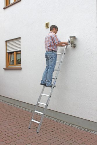 STABILO Lépcsőfokos támasztólétra + S, egyrészes, 10 lépcsőfok