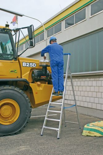 STABILO Lépcsőfokos állólétra, 1x7 lépcsőfok