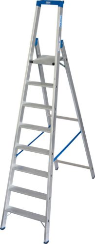 STABILO Lépcsőfokos állólétra, 1x8 lépcsőfok