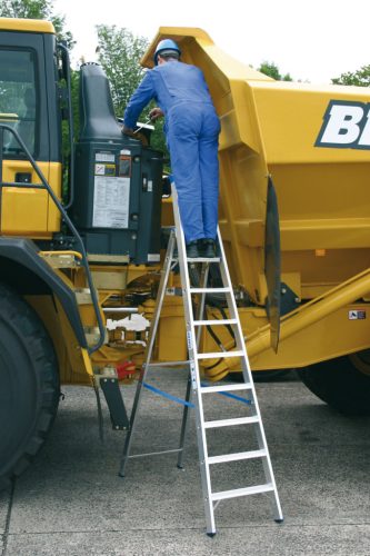 STABILO Lépcsőfokos állólétra, 1x8 lépcsőfok