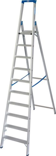 STABILO Lépcsőfokos állólétra, 1x10 lépcsőfok