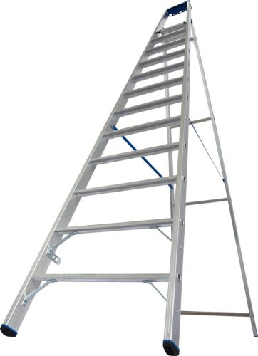 STABILO Lépcsőfokos állólétra, 1x12 lépcsőfok