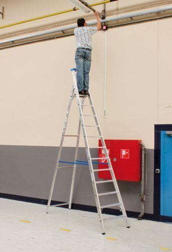 STABILO Lépcsőfokos állólétra, 1x12 lépcsőfok