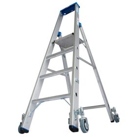   STABILO Lépcsőfokos gurítható állólétra, 5 lépcsőfok