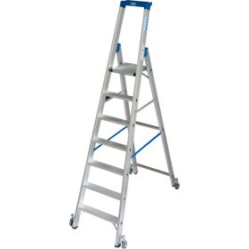   STABILO Lépcsőfokos gurítható állólétra, 7 lépcsőfok