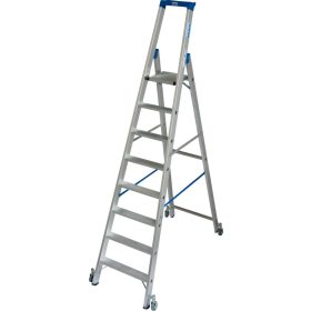   STABILO Lépcsőfokos gurítható állólétra, 8 lépcsőfok