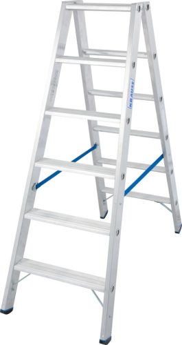 STABILO Lépcsőfokos két oldalon járható létra, 2x6 lépcsőfok