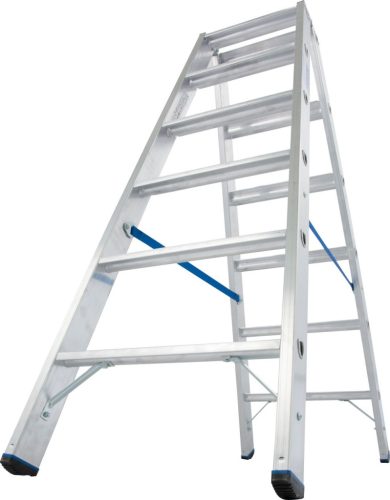 STABILO Lépcsőfokos két oldalon járható létra, 2x6 lépcsőfok