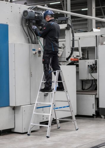 STABILO Lépcsőfokos két oldalon járható létra, 2x6 lépcsőfok