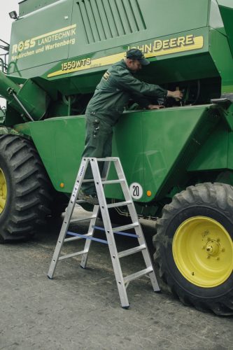 STABILO Lépcsőfokos két oldalon járható létra, 2x6 lépcsőfok