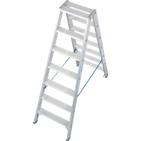   STABILO Lépcsőfokos két oldalon járható létra, 2x7 lépcsőfok