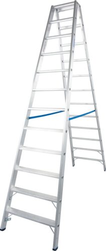 STABILO Lépcsőfokos két oldalon járható létra, 2x12 lépcsőfok