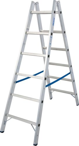 STABILO Létrafokos két oldalon járható létra, 2x6 létrafok