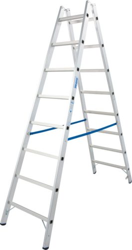 STABILO Létrafokos két oldalon járható létra, 2x8 létrafok