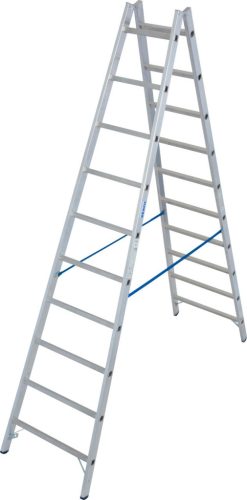 STABILO Létrafokos két oldalon járható létra, 2x10 létrafok
