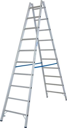 STABILO Létrafokos két oldalon járható létra, 2x10 létrafok