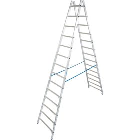   STABILO Létrafokos két oldalon járható létra, 2x14 létrafok