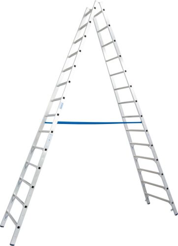 STABILO Létrafokos két oldalon járható létra, 2x14 létrafok