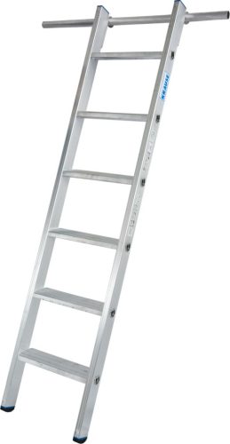 STABILO Lépcsőfokos polclétra 2 beakasztóhoroggal csősínes rendszerhez Ø 30 mm csővel, 1x6 lépcsőfok