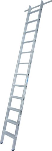 STABILO Lépcsőfokos polclétra 2 beakasztóhoroggal csősínes rendszerhez Ø 30 mm csővel,  1x12 lépcsőfok