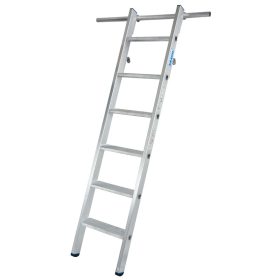   STABILO Lépcsőfokos polclétra 4 beakasztóhoroggal csősínes rendszerhez Ø 30 mm csővel,  1x6 lépcsőfok