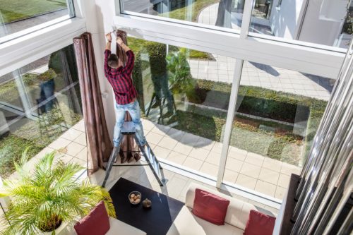 MONTO SePro D lépcsőfokos két oldalon járható létra, eloxált, 2x6 lépcsőfok