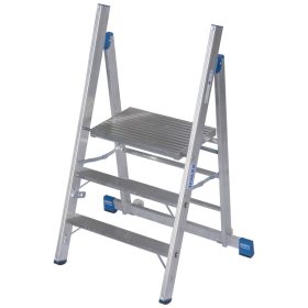 STABILO Profi fellépő alumínium, 1x3 lépcsőfok