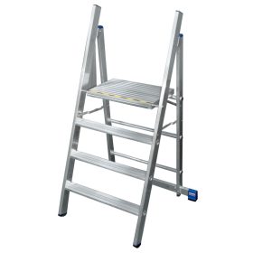 STABILO Profi fellépő alumínium, 1x4 lépcsőfok