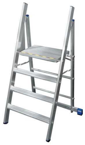 STABILO Profi fellépő alumínium, 1x4 lépcsőfok