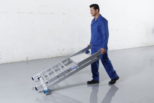 STABILO Profi fellépő alumínium, 1x4 lépcsőfok