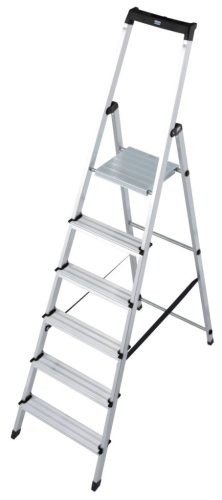 MONTO Solidy lépcsőfokos állólétra, 1x6 lépcsőfok
