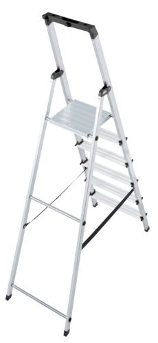 MONTO Solidy lépcsőfokos állólétra, 1x6 lépcsőfok