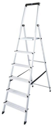 MONTO Solidy lépcsőfokos állólétra, 1x6 lépcsőfok