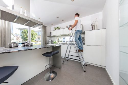 MONTO Safety alumínium lépcsőfokos állólétra, 1x5 lépcsőfok